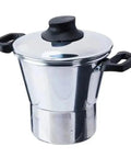 Cuscuzeiro Aluminio Polido 18cm/ 3,0L Nigro - MEUBRASILONLINE