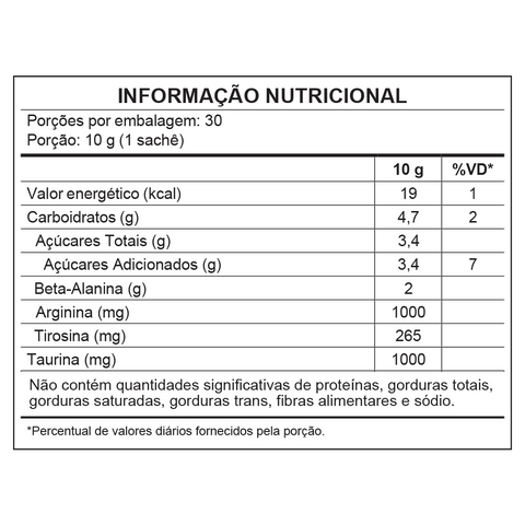 power pink sem cafeína de maçã verde - pré-treino - 300g WPink