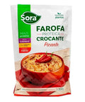 Farofa Crocante Proteica de Soja Sabor Picante Sora 300g - MEUBRASILONLINE