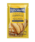 Fermento Biologico Pao de Pizza Fleischmann 10g - MEUBRASILONLINE
