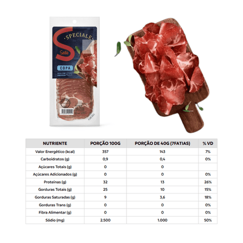 Copa Fatiado - Sadia Speciale 100g