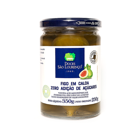 Figo em Calda Zero Açúcar São Lourenço 350g