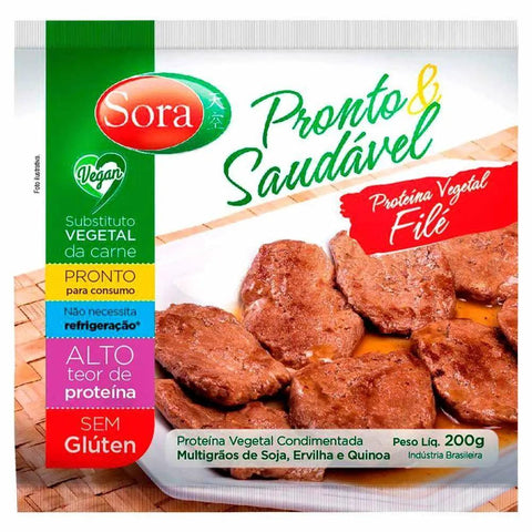 Filé de Proteína Vegetal Sora 200g - MEUBRASILONLINE