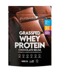 Grassfed Whey Protein Chocolate Belga Puravida 450g - MEUBRASILONLINE