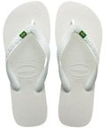 Havaianas Brasil Bandeirinha Branco - MEUBRASILONLINE