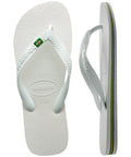 Havaianas Brasil Bandeirinha Branco - MEUBRASILONLINE