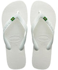Havaianas Brasil Bandeirinha Branco - MEUBRASILONLINE