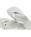 Havaianas Brasil Bandeirinha Branco - MEUBRASILONLINE