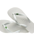 Havaianas Brasil Bandeirinha Branco - MEUBRASILONLINE
