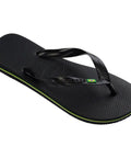 Havaianas Brasil Bandeirinha Preto - MEUBRASILONLINE