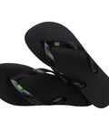 Havaianas Brasil Bandeirinha Preto - MEUBRASILONLINE
