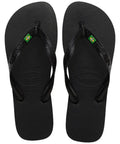 Havaianas Brasil Bandeirinha Preto - MEUBRASILONLINE