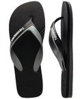 Havaianas Dual Preto Cinza - MEUBRASILONLINE