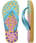 Havaianas Kids Flores Amarelo Cajá - MEUBRASILONLINE