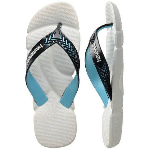 Havaianas Power 2.0 Branco Preto - MEUBRASILONLINE