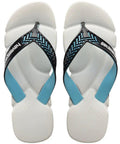 Havaianas Power 2.0 Branco Preto - MEUBRASILONLINE