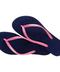 Havaianas Slim Logo Pop-Up Marinho - MEUBRASILONLINE
