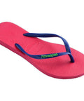 Havaianas Slim Logo Pop-Up Pink - MEUBRASILONLINE