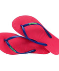 Havaianas Slim Logo Pop-Up Pink - MEUBRASILONLINE