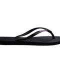 Havaianas Slim Logo Pop-Up Preto Lilas - MEUBRASILONLINE