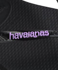 Havaianas Slim Logo Pop-Up Preto Lilas - MEUBRASILONLINE