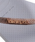 Havaianas Slim Square Glitter Cinza Gelo - MEUBRASILONLINE
