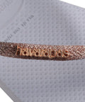 Havaianas Slim Square Glitter Cinza Gelo - MEUBRASILONLINE