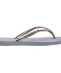 Havaianas Slim Square Glitter Cinza Gelo - MEUBRASILONLINE