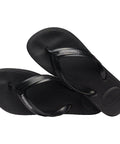 Havaianas Top Max Comfort Preto - MEUBRASILONLINE
