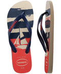 Havaianas Top Nautical Bege Palha - MEUBRASILONLINE