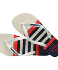Havaianas Top Nautical Branco Marinho - MEUBRASILONLINE