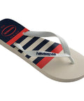 Havaianas Top Nautical Branco Marinho - MEUBRASILONLINE