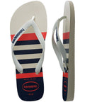 Havaianas Top Nautical Branco Marinho - MEUBRASILONLINE