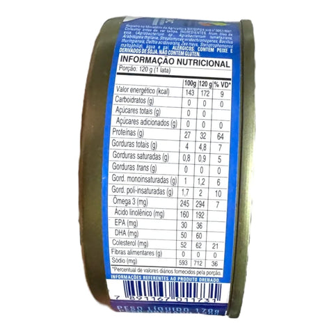 Gomes da Costa Atum Sólido em Óleo 170g