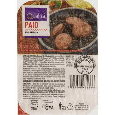 Qualitá Linguiça Paio 300g