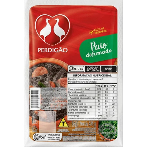 Perdigão Linguiça Paio Defumada 370g