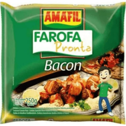Amafil Farofa Mandioca Bacon 250g