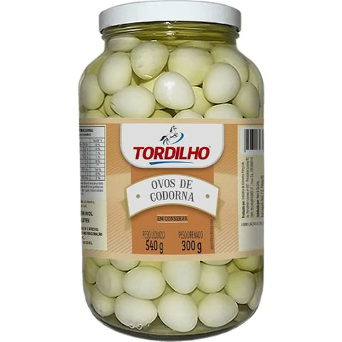 Tordilho Ovo de Codorna em Conserva Vidro 300g