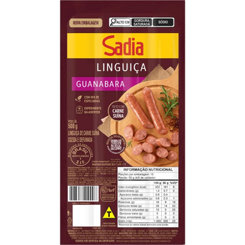 Sadia Linguiça Calabresa Defumada 400g