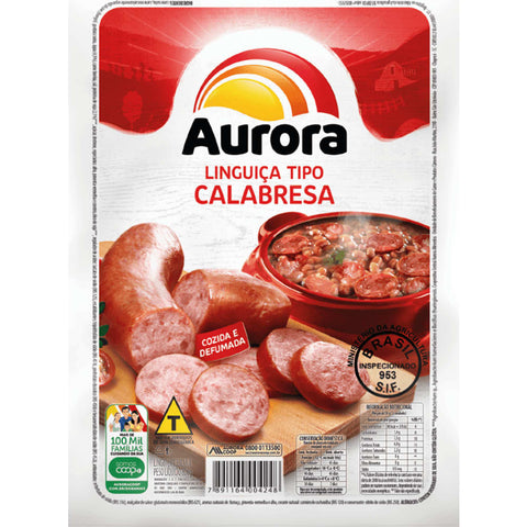 Aurora Linguica Tipo Calabresa 400g