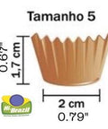 Forminha N-5 para docinhos - Small Candy Cups - MEUBRASILONLINE