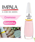 Impala Cremoso Esmalte Gatinha 7,5ml - MEUBRASILONLINE