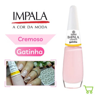 Impala Cremoso Esmalte Gatinha 7,5ml - MEUBRASILONLINE