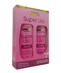 KERABRASIL KIT SUPER LISO SH 230ML+COND 190ML - MEUBRASILONLINE