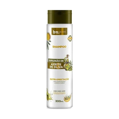 Kit BN.Cachos Explosão de Azeite de Oliva - Shampoo + Condicionador + Ativador de Cachos