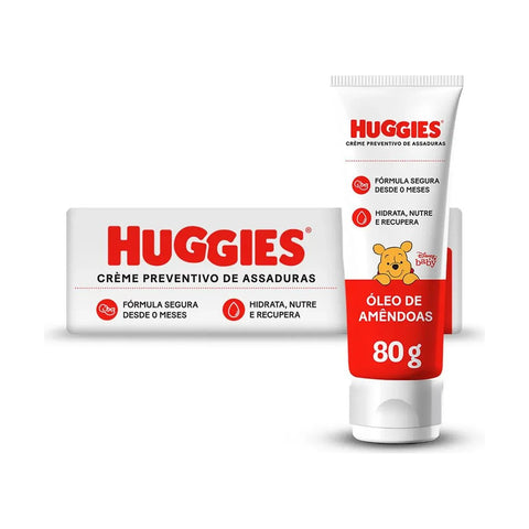 Kit Creme Huggies Assadura Amêndoas 80g - 2 Unidades