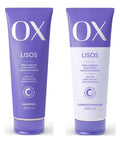 Kit OX Lisos Shampoo e Condicionador 400ml cada - MEUBRASILONLINE