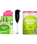 Kit Sublyme Morning Shot Lata 144G + Sachês 84G + Mini Mixer Elétrico - MEUBRASILONLINE