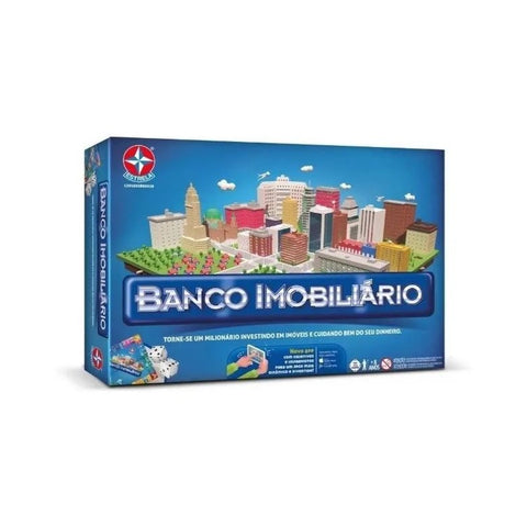 ESTRELA - CULTURA Jogo de Tabuleiro Estrela Original Brasileiro Banco Imobiliário Monopólio c/ App +8 Anos