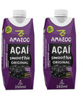 Amazoo Açaí Smoothie Tradicional 2x250ml